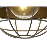 Modern Outdoor Hanging Light with Clear Shade, IP65, Matt Black/Grey Finish