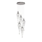 Radiant Circle Pendant, 5 x GU10, Gleaming Chrome