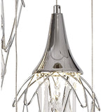 Radiant Circle Pendant, 5 x GU10, Gleaming Chrome