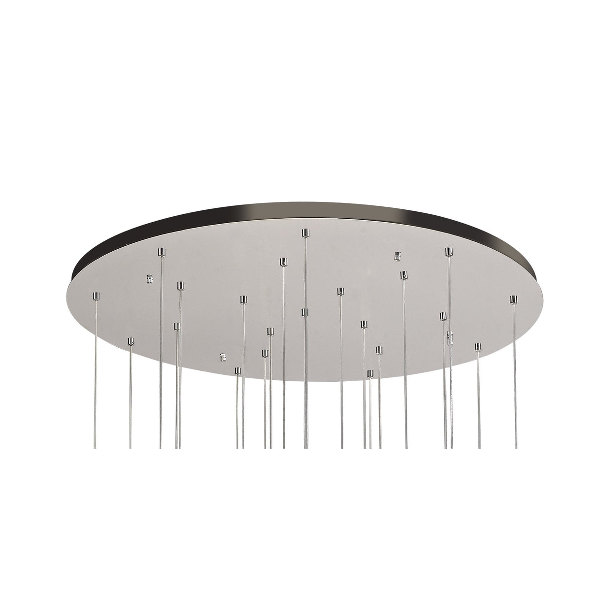 Gleaming Polished Chrome Pendant Light with Integrated LEDs - Dimmable, Warm White, 5M Drop, 3-Year Warranty