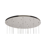Gleaming Polished Chrome Pendant Light with Integrated LEDs - Dimmable, Warm White, 5M Drop, 3-Year Warranty