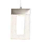 Gleaming Polished Chrome Pendant Light with Integrated LEDs - Dimmable, Warm White, 5M Drop, 3-Year Warranty