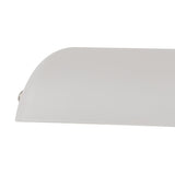 Satin Nickel & Sand White Table Lamp with Toggle Switch and E27 Socket