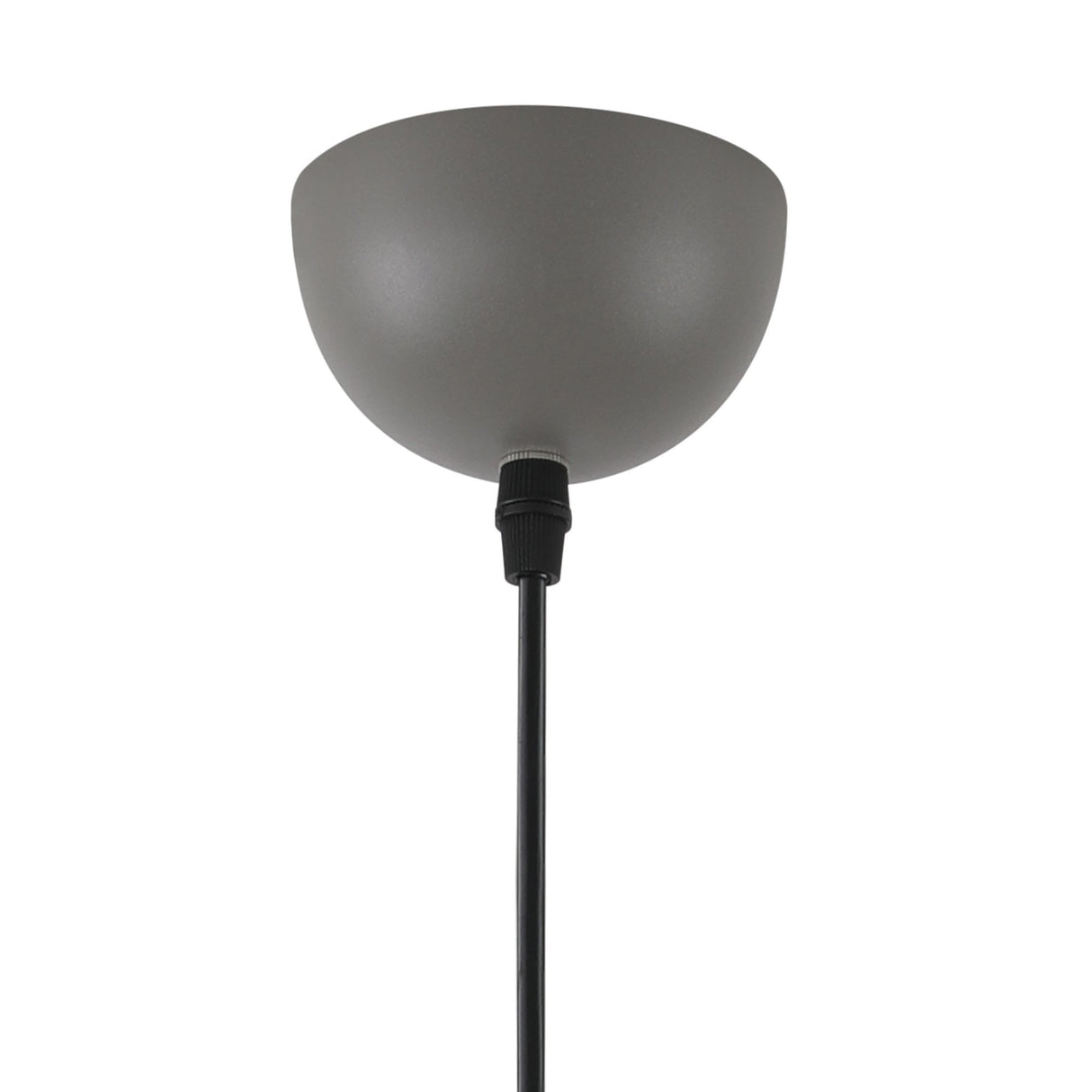 Modern Pendant Light, Sand Grey & Satin Nickel Finish, E27 Socket