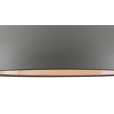 Modern Pendant Light, Sand Grey & Satin Nickel Finish, E27 Socket
