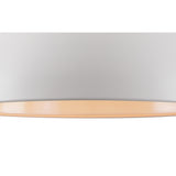 Elegant Pendant Light with Sand White and Satin Nickel Finish