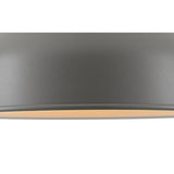 Elegant Sand Grey & Copper Pendant Light - E27, Adjustable Drop