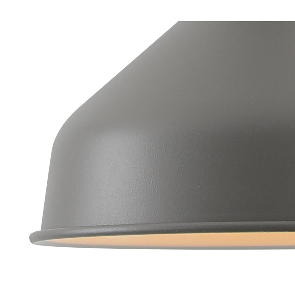 Elegant Sand Grey & Copper Pendant Light - E27, Adjustable Drop