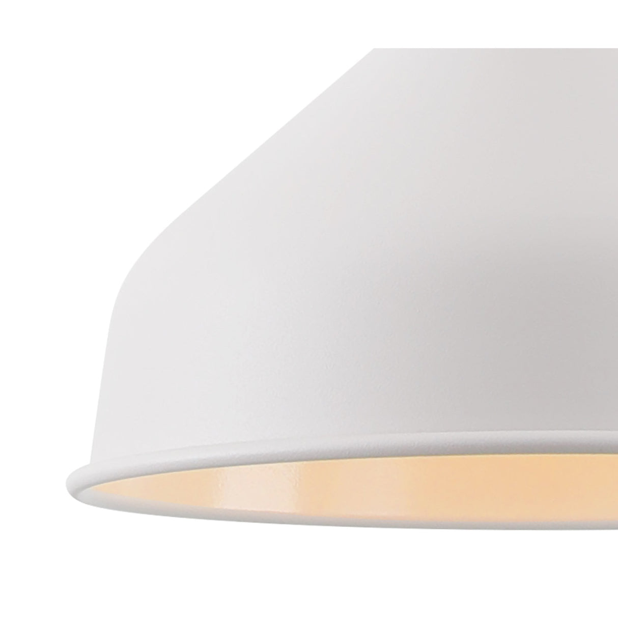 Modern Elegance: White and Satin Nickel Pendant Light, Adjustable Drop