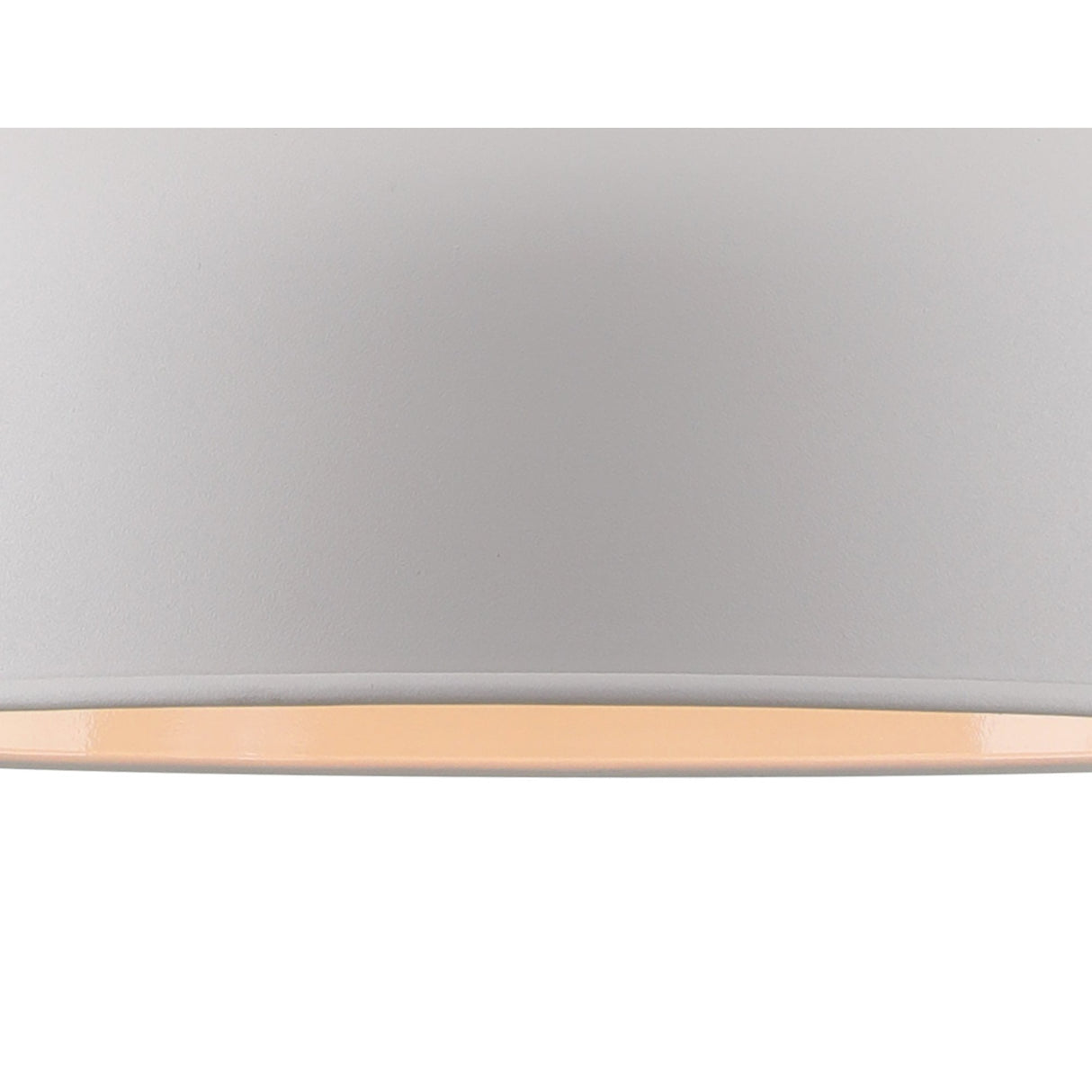 Modern Elegance Pendant Light, Sand White & Satin Nickel Finish