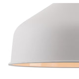 Modern Elegance Pendant Light, Sand White & Satin Nickel Finish