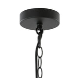 Sleek Matte Black E27 Pendant Light Fixture