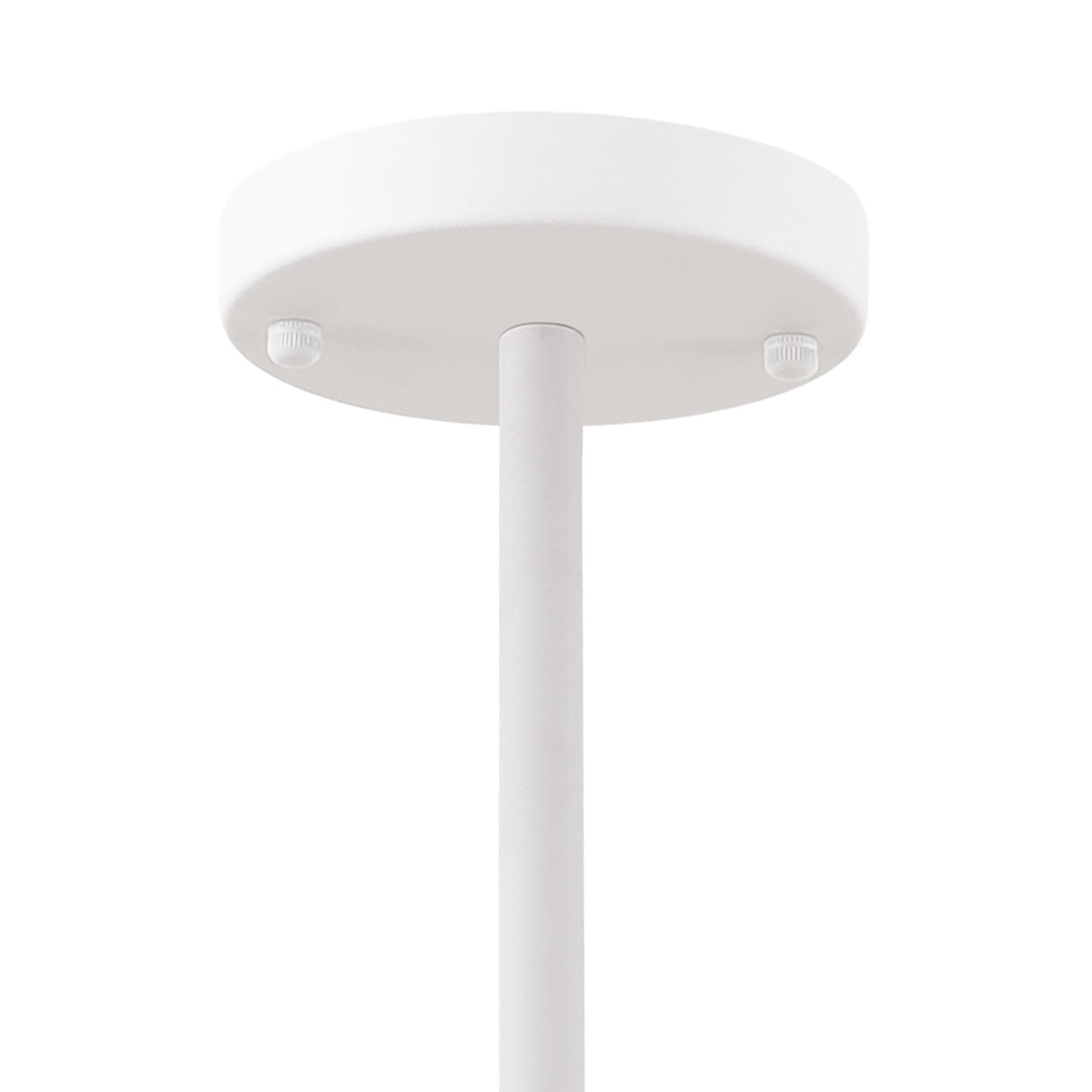 Elegant Telescopic 5-Light Chandelier, Sand White & Satin Nickel Finish
