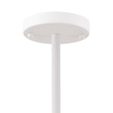 Elegant Telescopic 5-Light Chandelier, Sand White & Satin Nickel Finish