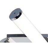 Sleek Polished Chrome LED Ceiling Light, 2 x 9W, 4000K, IP44, 1153lm, 3-Year Warranty