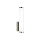 Compact Chrome Wall Light with Opal Shade, 9W LED, 4000K, IP44, 3-Year Warranty