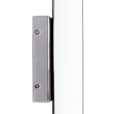 Elegant Polished Chrome Wall Light, 12W Integrated LED, 4000K, IP44, 848 Lumens, 3-Year Warranty
