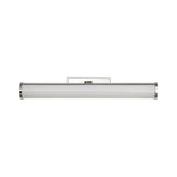 Polished Chrome Wall Lamp with Opal White Shade, 12W LED, 4000K Natural White, 795lm, IP44 Rating, 3-Year Warranty