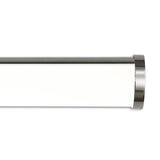 Polished Chrome Wall Lamp with Opal White Shade, 12W LED, 4000K Natural White, 795lm, IP44 Rating, 3-Year Warranty