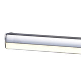 Compact Adjustable Wall Lamp, 6W LED, 4000K, 612lm, IP44, Polished Chrome Finish, 3-Year Warranty