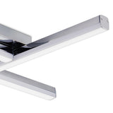 Polished Chrome LED Ceiling Light, 4 x 6W, 4000K, 2210lm, IP44, 3-Year Warranty