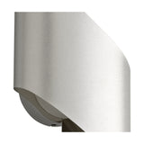 Compact Silver & Chrome LED Wall Fixture, 8W, 3000K, 640lm, 3-Year Warranty