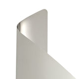 Compact Modern Wall Light with White and Chrome Finish, 8W Integrated LED, Warm 3000K, 640 Lumens, 3-Year Warranty