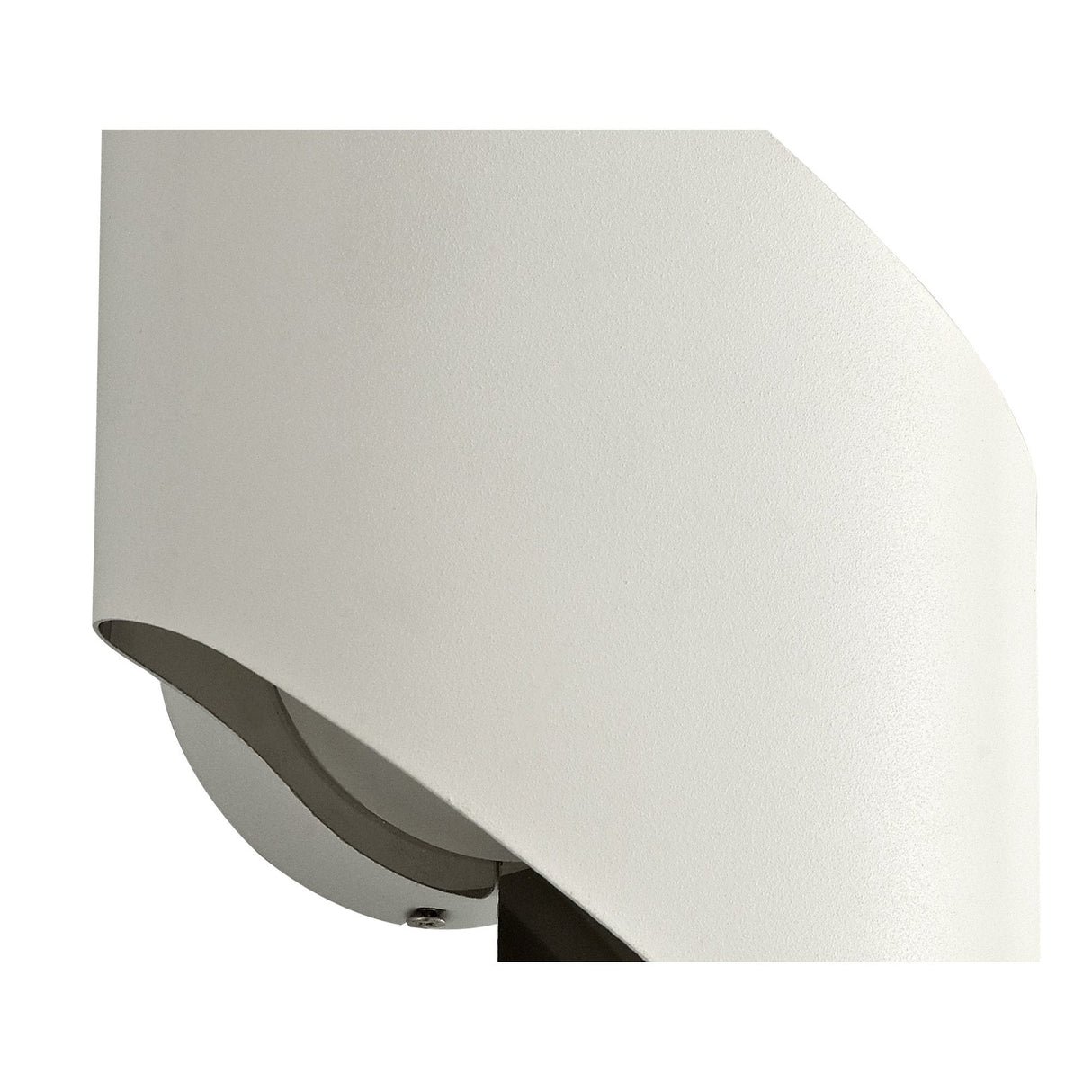 Compact Modern Wall Light with White and Chrome Finish, 8W Integrated LED, Warm 3000K, 640 Lumens, 3-Year Warranty