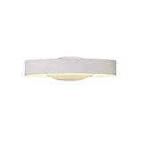 Contemporary Wall Light, 6W LED, 3000K, 480lm, White/Chrome Finish, 3-Year Warranty