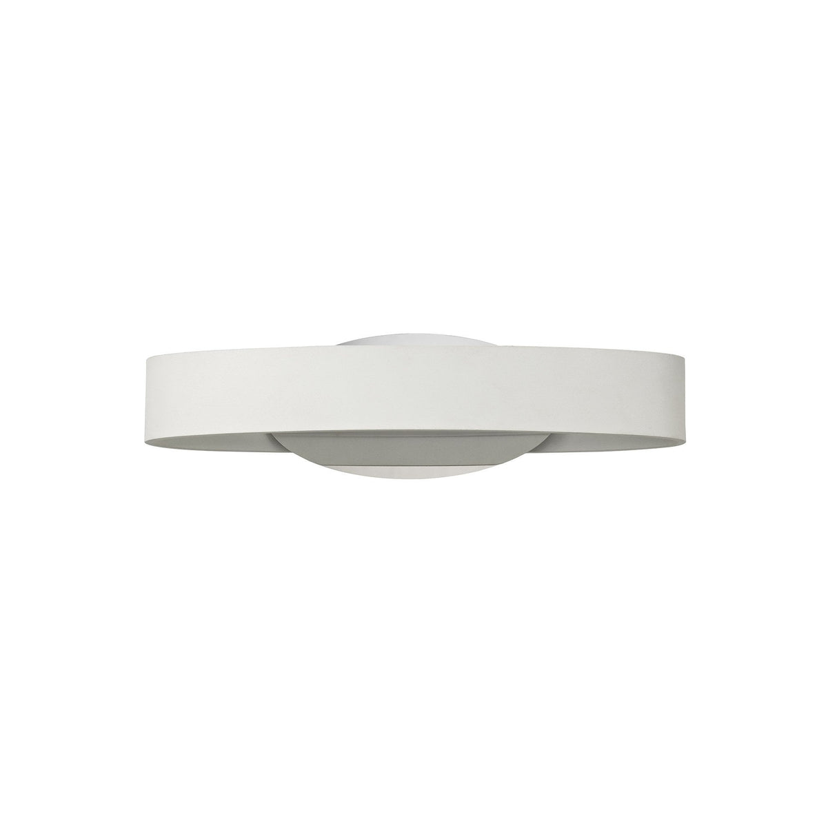 Contemporary Wall Light, 6W LED, 3000K, 480lm, White/Chrome Finish, 3-Year Warranty