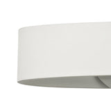 Contemporary Wall Light, 6W LED, 3000K, 480lm, White/Chrome Finish, 3-Year Warranty