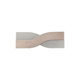 Modern Wall Lamp, 8W LED, Warm White, Brushed Brown and Frosted Finish, 3-Year Warranty