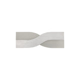 Brushed Aluminium Wall Lamp, 8W LED, 3000K Warm Light, Frosted White Shade, 640 Lumens, 3-Year Warranty