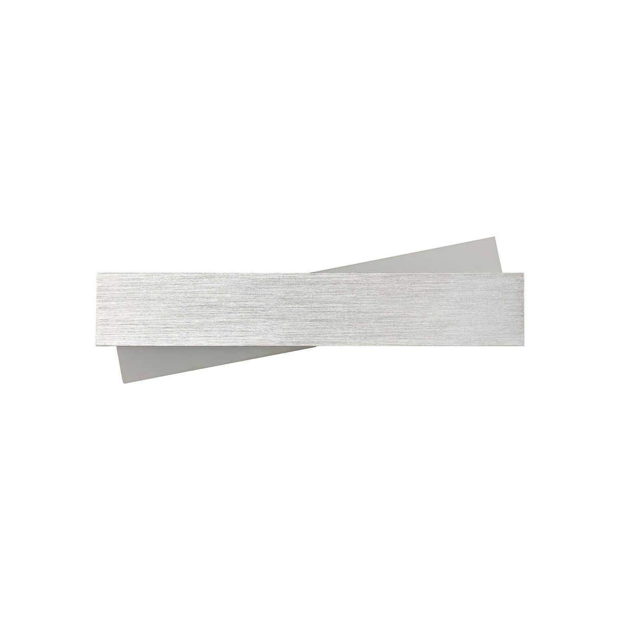 Modern Wall LED Light, 8W, 3000K Warm White, Brushed Aluminium with Frosted White Shade, 640 Lumens, 3-Year Warranty