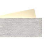 Modern Wall LED Light, 8W, 3000K Warm White, Brushed Aluminium with Frosted White Shade, 640 Lumens, 3-Year Warranty