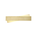 Brushed Gold Wall Lamp with Frosted White Shade, 8W LED, 3000K Warm White, 640 Lumens, 3-Year Warranty