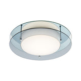 Ceiling LED Light, Smoked/Mirror Finish, 18W, 3000K, 1620lm, IP44, 3-Year Warranty