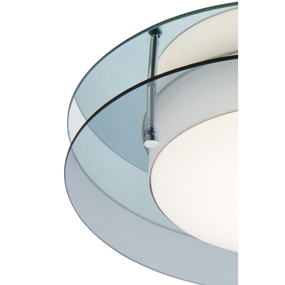 Ceiling LED Light, Smoked/Mirror Finish, 18W, 3000K, 1620lm, IP44, 3-Year Warranty