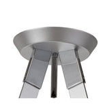 Modern 3-Light Flush Mount Ceiling Fixture, 36W LED, Warm White, Silver/Chrome Finish, 3-Year Warranty