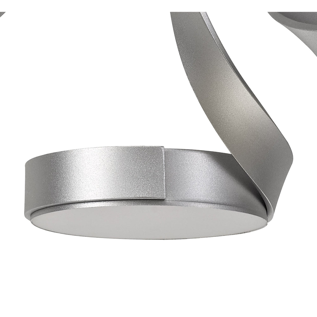 Modern 3-Light Flush Mount Ceiling Fixture, 36W LED, Warm White, Silver/Chrome Finish, 3-Year Warranty