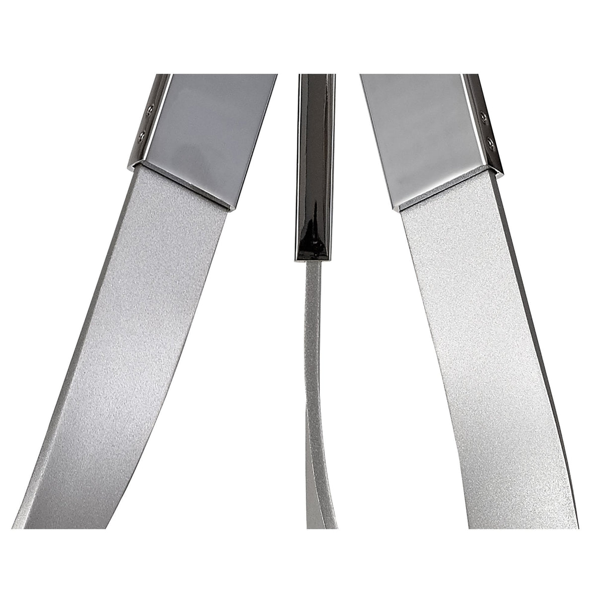 Modern 3-Light Flush Mount Ceiling Fixture, 36W LED, Warm White, Silver/Chrome Finish, 3-Year Warranty