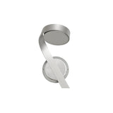 Sleek Silver LED Wall Lamp with Integrated Switch, 3000K Warm White, 800lm, Polished Chrome Finish, 3-Year Warranty