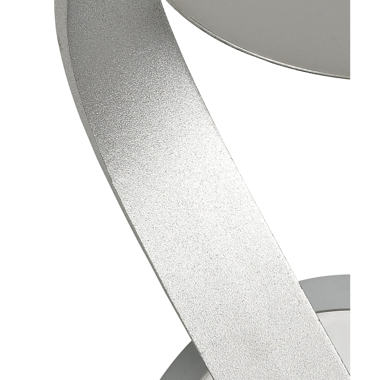 Sleek Silver LED Wall Lamp with Integrated Switch, 3000K Warm White, 800lm, Polished Chrome Finish, 3-Year Warranty