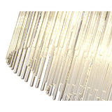 Polished Chrome & Clear Glass Ceiling Light, 6 x G9, IP44 Rated