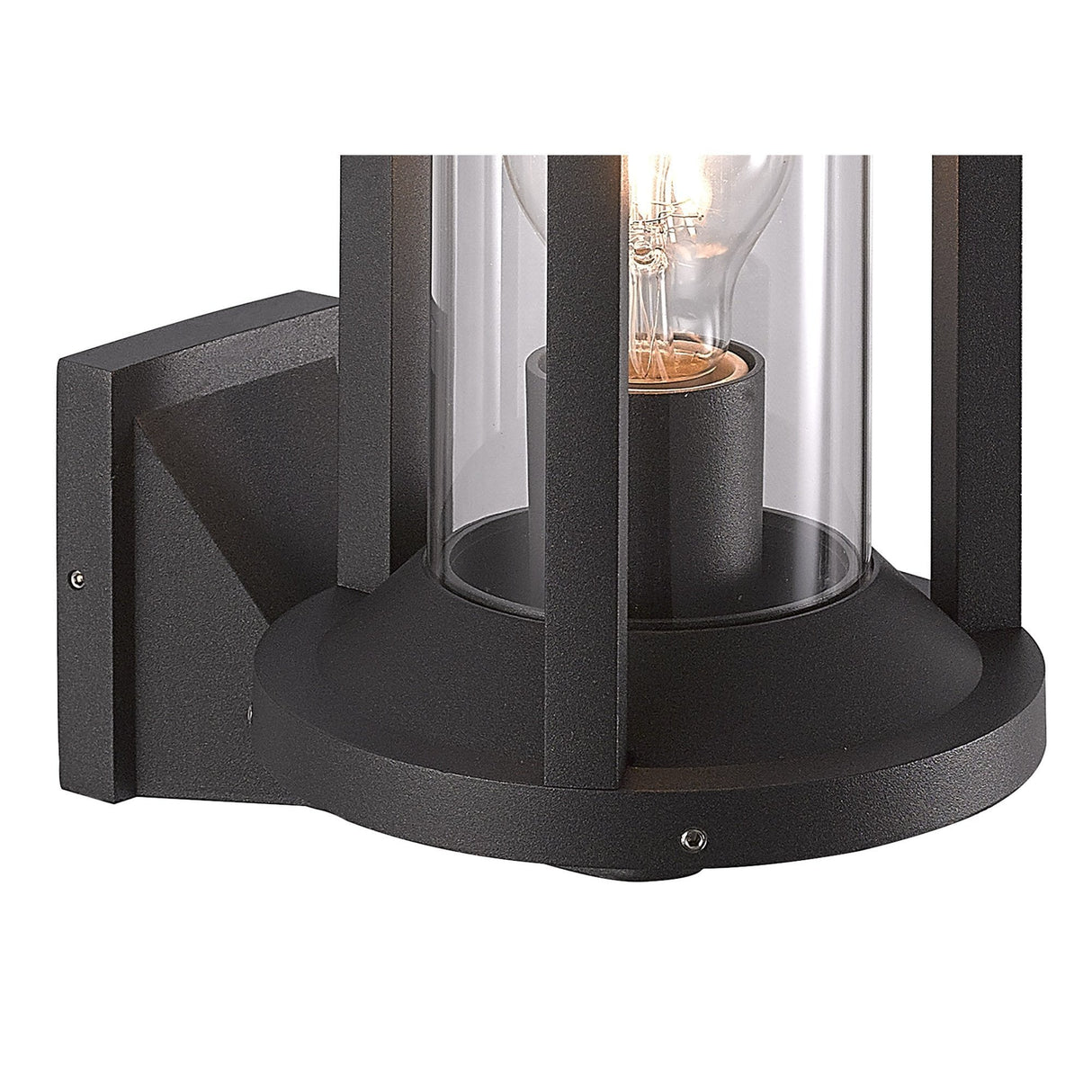 Elegant Outdoor Wall Lantern, E27 Socket, IP65, Anthracite Finish, 2-Year Warranty