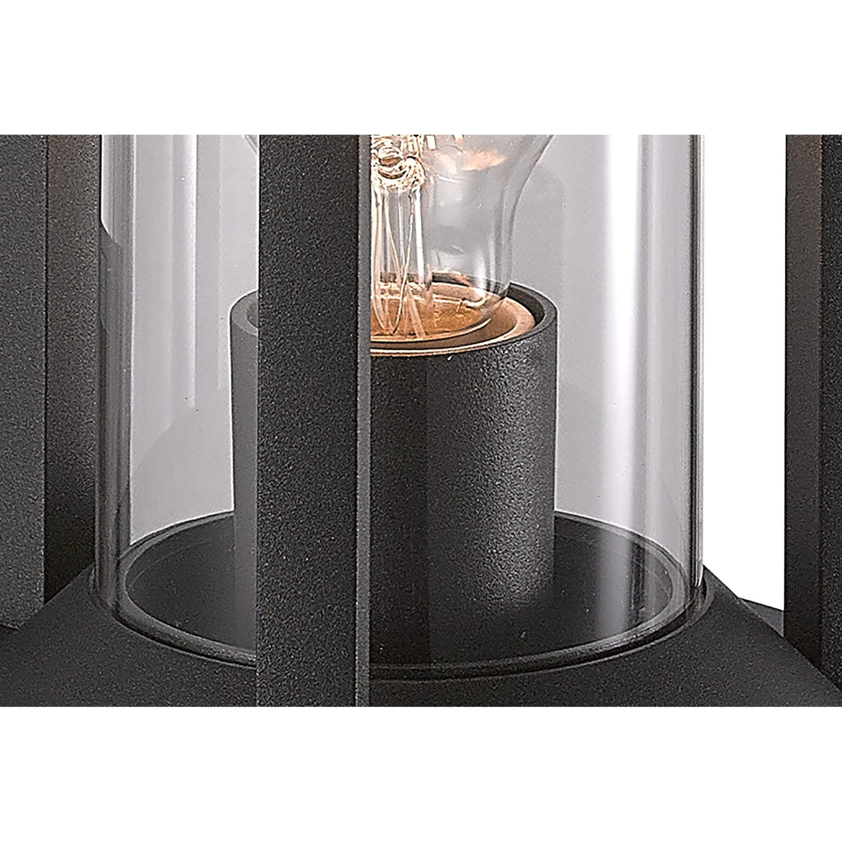 Elegant Outdoor Wall Lantern, E27 Socket, IP65, Anthracite Finish, 2-Year Warranty
