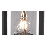 Modern Anthracite Outdoor Pillar Lamp, E27 Compatible, IP65 Rated, 2-Year Warranty