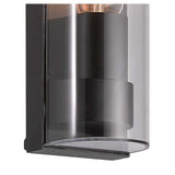 Curved Anthracite Wall Lamp, E27 Socket, IP65 Rated, 2-Year Warranty