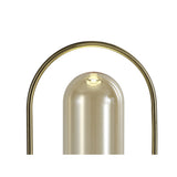 Antique Brass & Amber LED Table Lamp, 4000K, with Inline Switch, 3-Year Warranty
