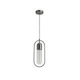 Elegant Satin Nickel LED Pendant Light with Clear Shade - 7W, 4000K, 790lm, 3-Year Warranty
